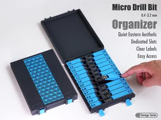 Drill Bit Organizer|Micro|钻头收纳盒|钻头整理盒|钻头盒|便携钻头盒|