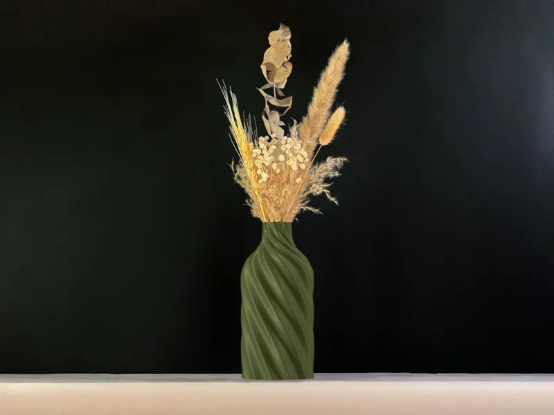 Vase Swirl Design | 17.5cm