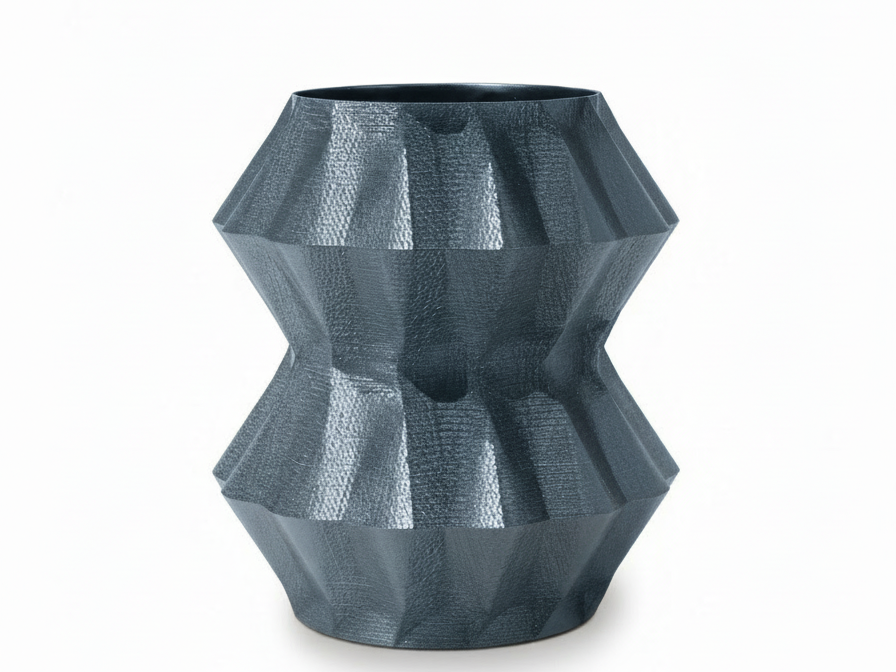 Triangular Pattern Plant Pot / Vase 