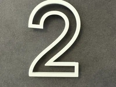 Number cookie cutter