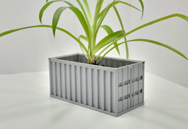 Shipping Container Flower Pot