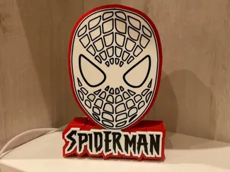 Spiderman caja de luz