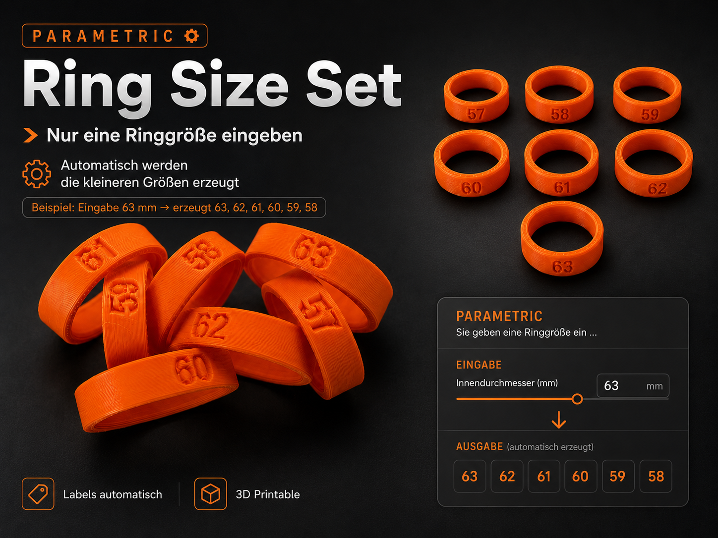 Ringgrößen Konfigurator (Ring Size Set)