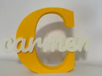 Lettre initiale et prénom Carmen — photo 2