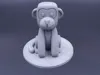 sitting monkey