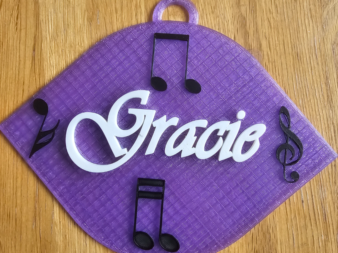 customisable bedroom door plaqe