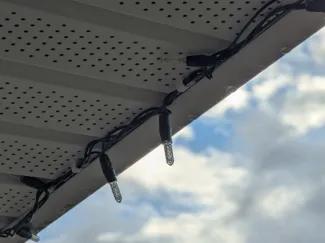 Christmas lights soffit panel clips
