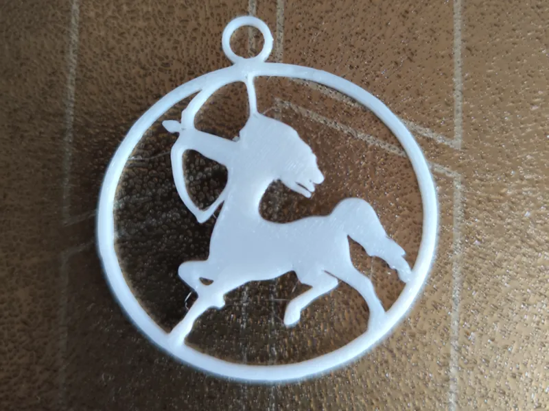 Sagittarius Zodiac Pendant – Archer of the Stars