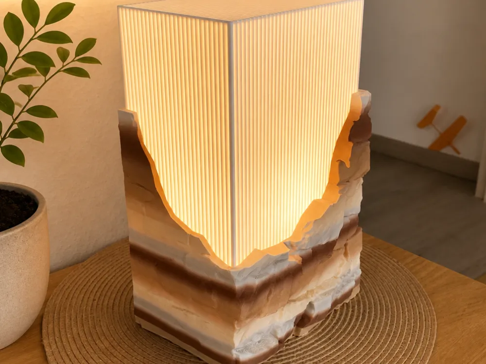 Accesorio de iluminación decorativa: Lampe Felsen Berge Moderne Japondi Leuchte. Referencia del modelo original.