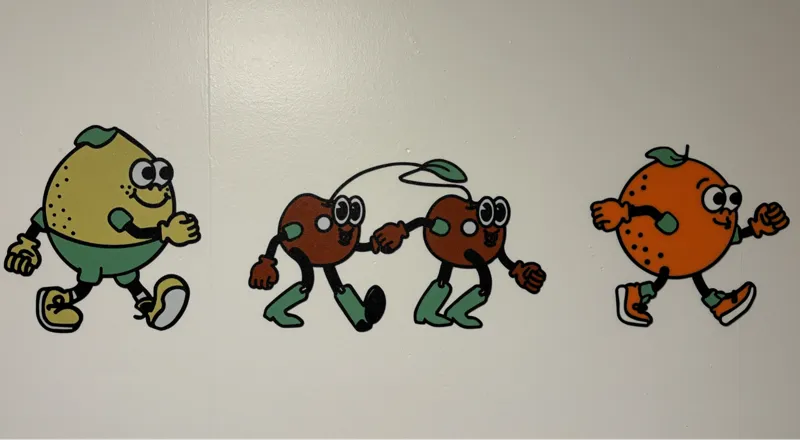 Dancing Fruits Wall Art