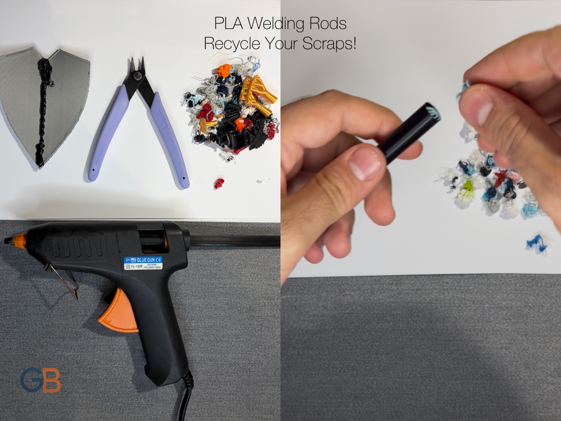 PLA Welding Rods - Recycle Your Scraps! - 1