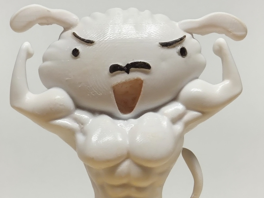 Crayon Shin-chan Muscular Shiro (no AMS required) - Free 3D Print