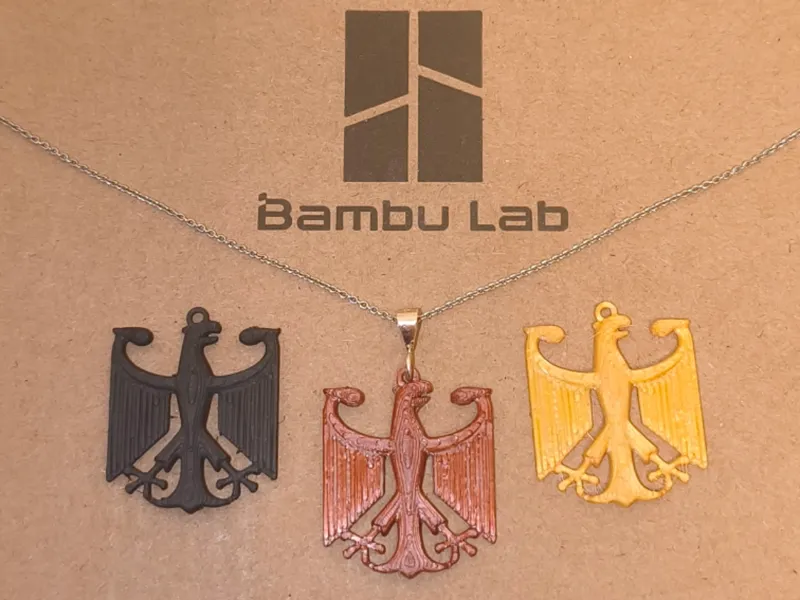 Deutscher Bundesadler Anhänger/Halskette