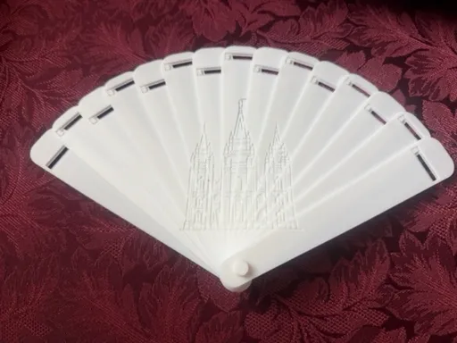 Salt Lake Temple - Folding Fan view 2