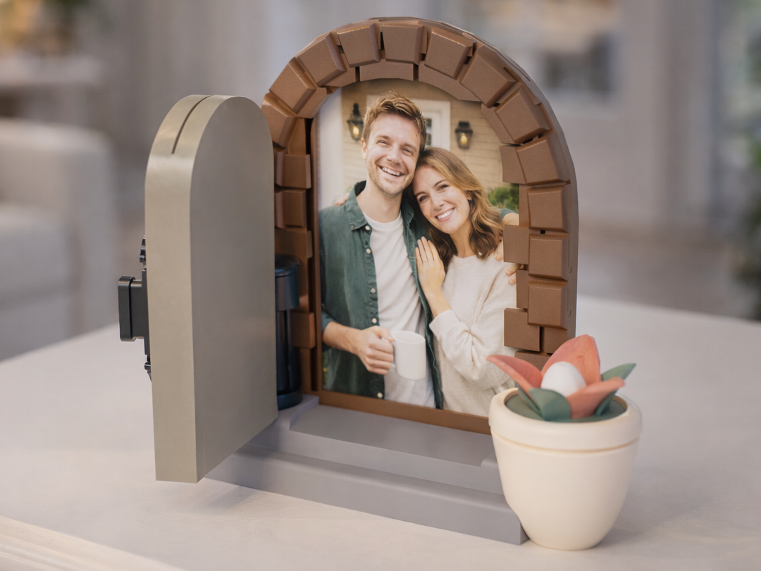 Opening Door Photo Frame A6