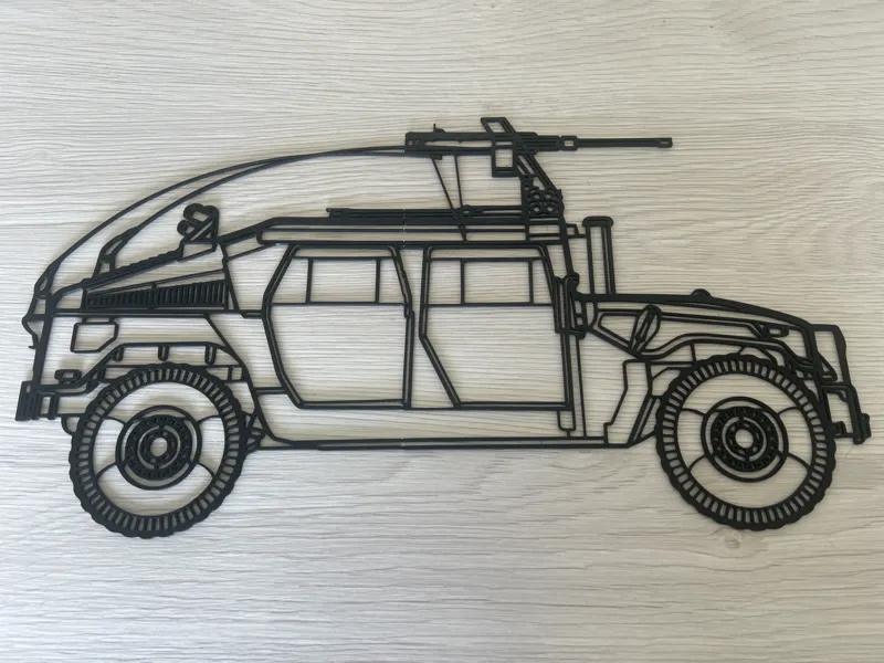 Hummer H1 Humvee silhouette