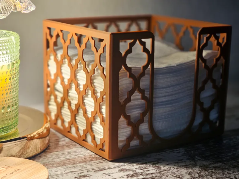 Ornate Lattice Face Towel Dispenser Luxury Edition