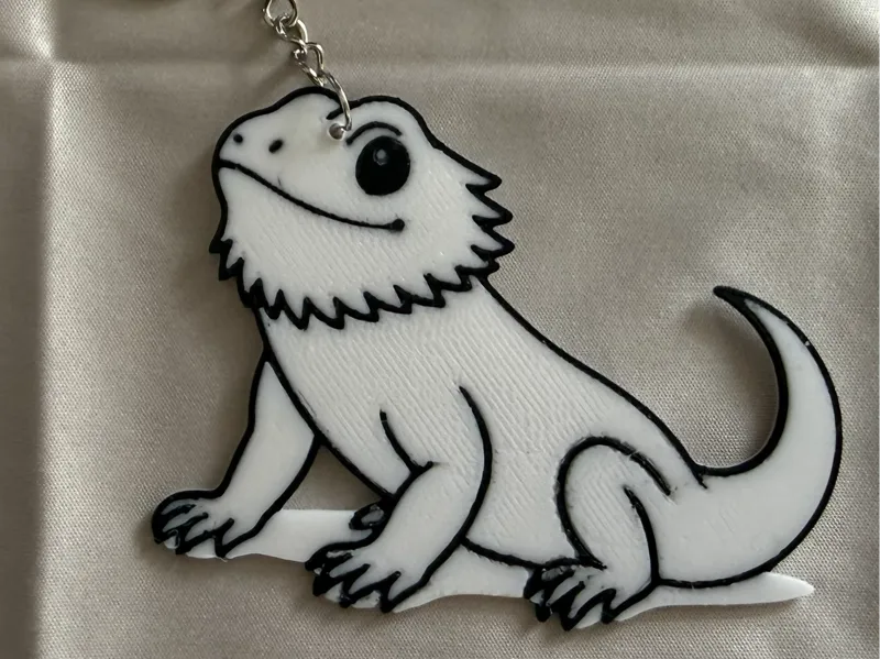 Keychain bearded dragon 