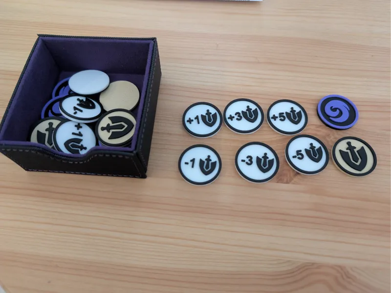 Riftbound Tokens - Buff, Stun and +/- Might