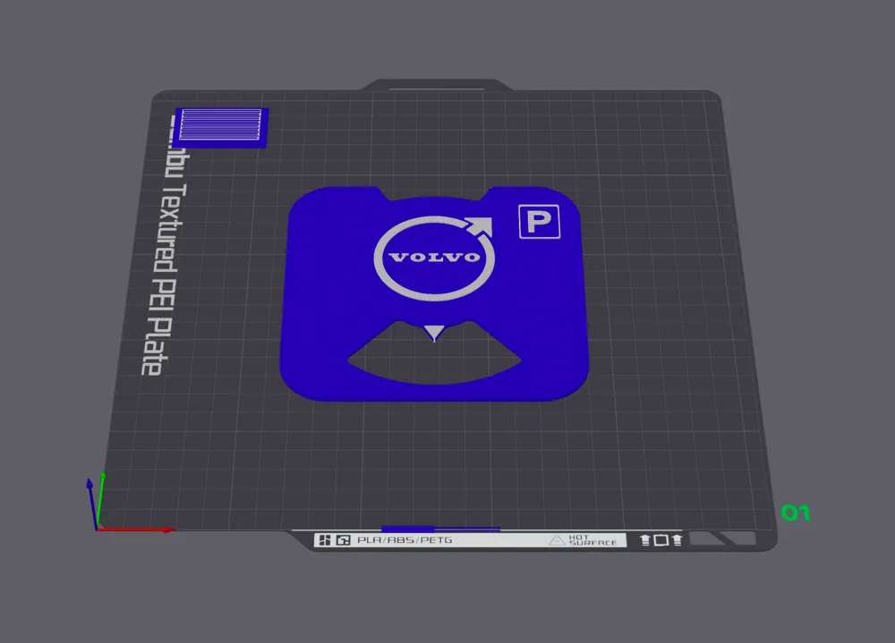 Volvo Parking disc/clock Remixed by kilinccagatay - MakerWorld