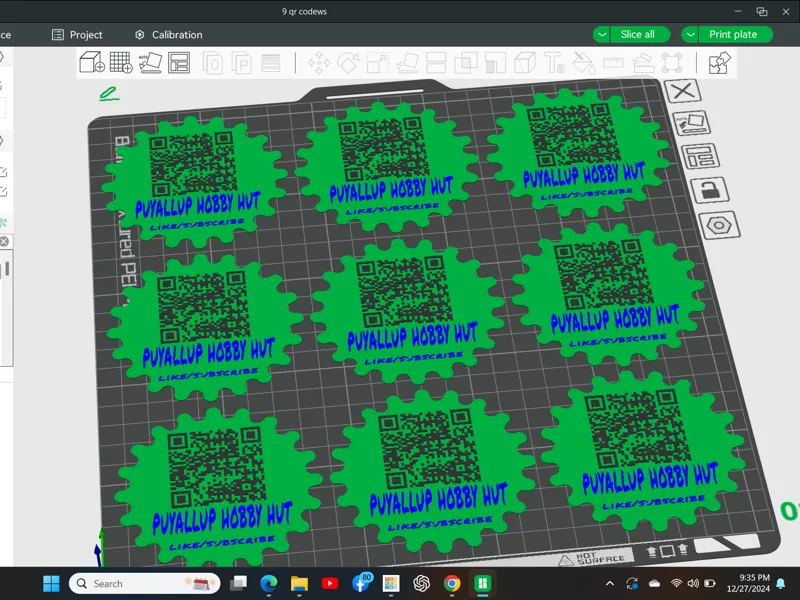 youtube puyallup hobby hut qr code