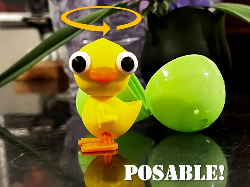 Posable Easter Chick