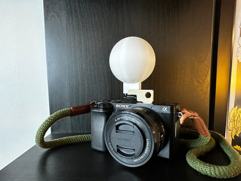 Sony Alpha Camera Flash Bulb Diffuser