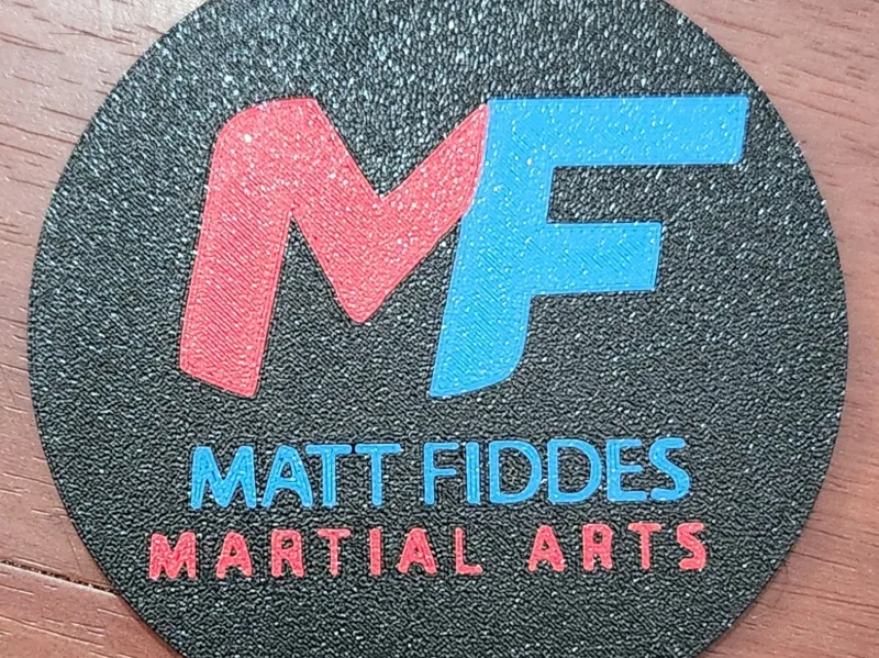 Matt Fiddes Martial Artes Coaster