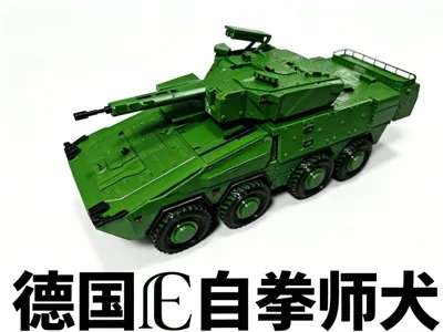German Boxer Armored Vehicle Articulated Wheel Set