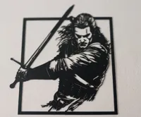 Déco murale 2D Geralt of Rivia — The Witcher — photo 2