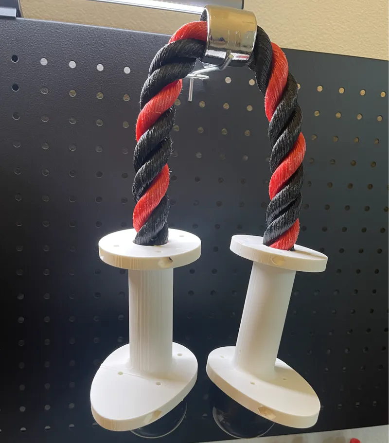 Gym rope ergonomic handel / shortener