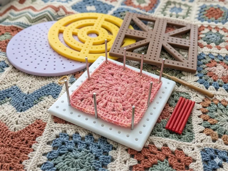 Assorted Sized Crochet Blocking Board