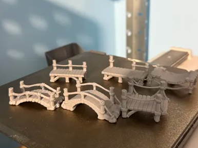 Wooden Rope Bridges Modular Terrain Set