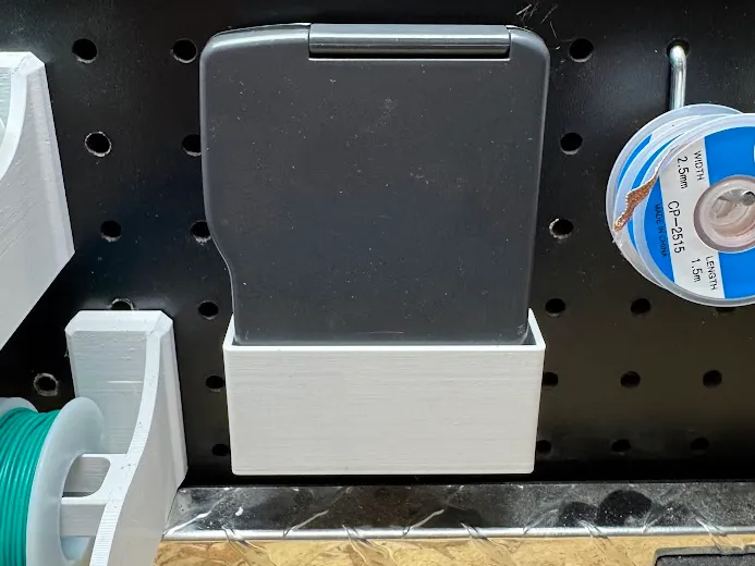 Pegboard Slot Box (Multimeter Holder)