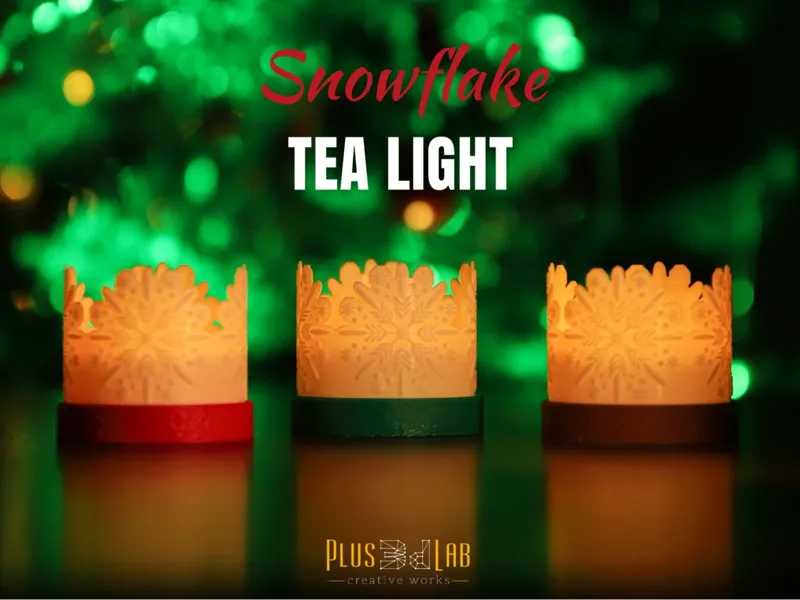 Snowflake Tea Light Holder-2