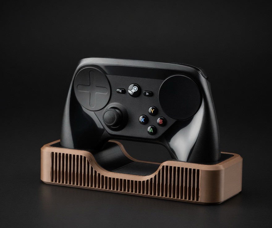 Steam (2015) Controller Stand - Free 3D Print Model - MakerWorld