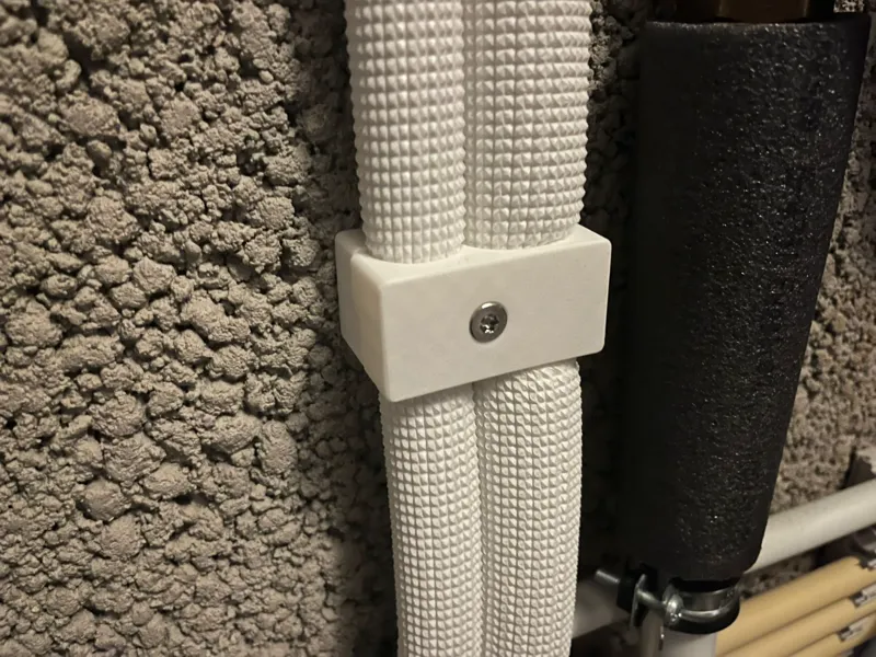 Heatpump/AC line clamps for 1/2 3/4 