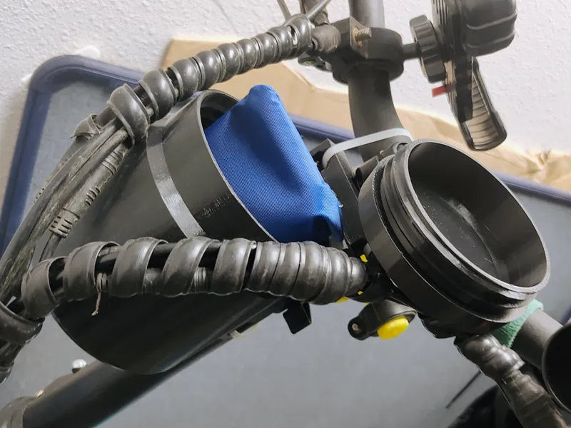 Stuff Holder for Bike Handlebars