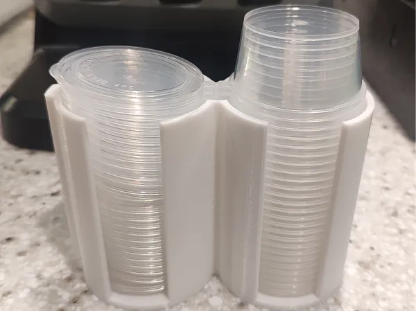 Distributeur de gobelets à portions / condiments