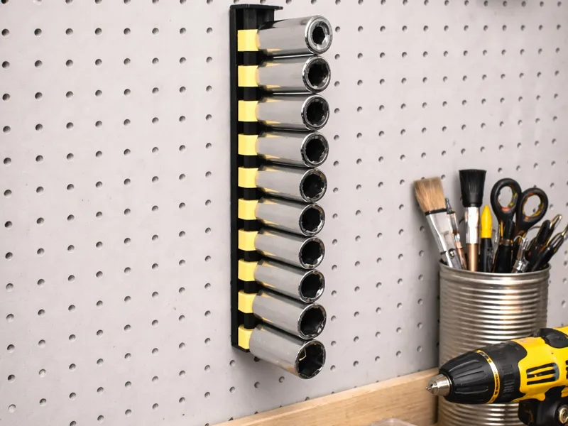 Modular Ratchet Socket Organizer Rack – Mountable