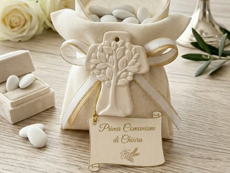 Croce TAO con albero della vita personalizzabile