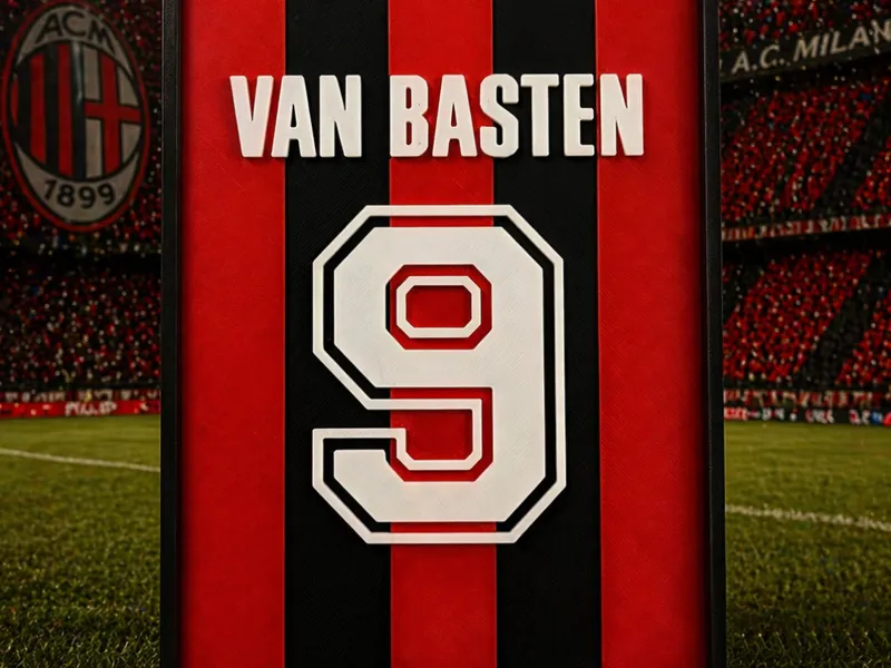 Quadro Van Basten Milan
