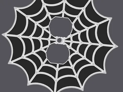 spiderweb outlet cover