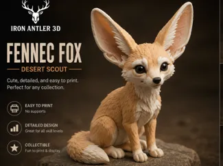 Iron Antler Fennec Fox