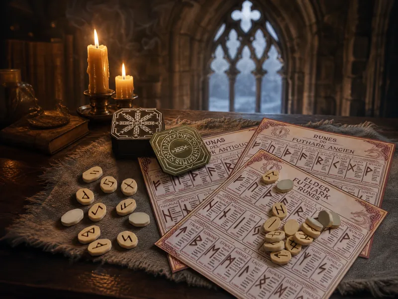 Ancient Elder Futhark Runes Set