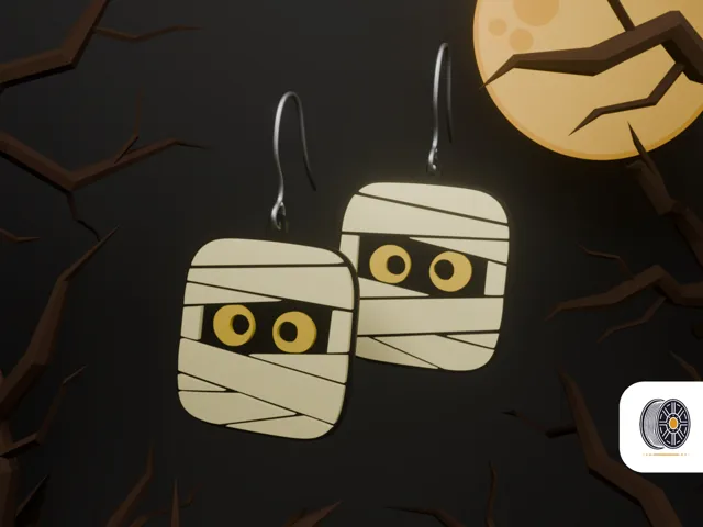 Cute Mummy Earrings | Halloween Earring Series
