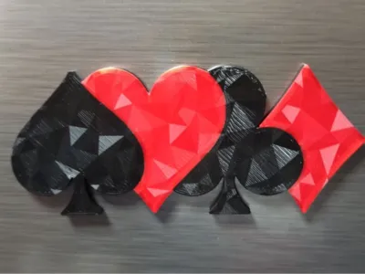 Playing Card Suit Magnets