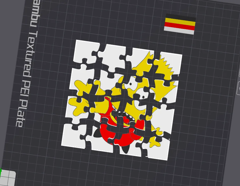 bart simpson jigsaw by Fatalchaos25 MakerWorld