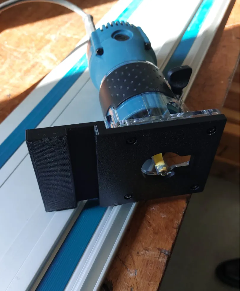 Traîneau de défonceuse Makita pour rail de guidage