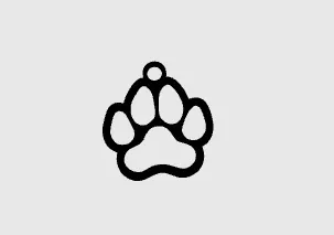 paw earrings view 3